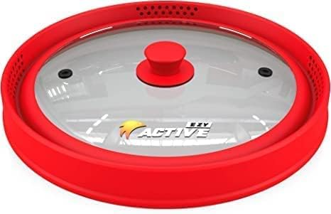 Microwave Splatter Cover (Red)