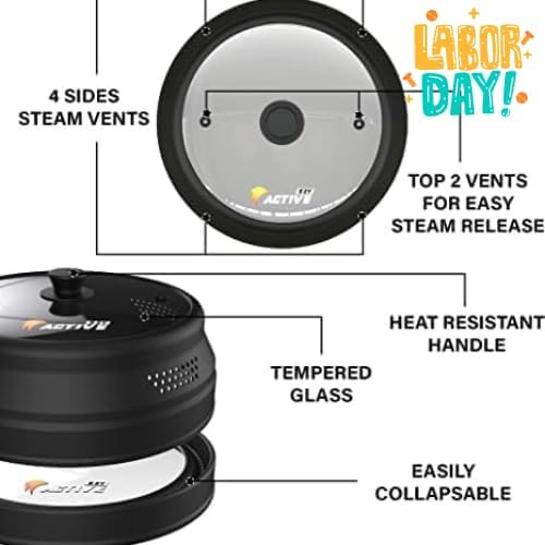 Microwave Splatter Cover (Black)