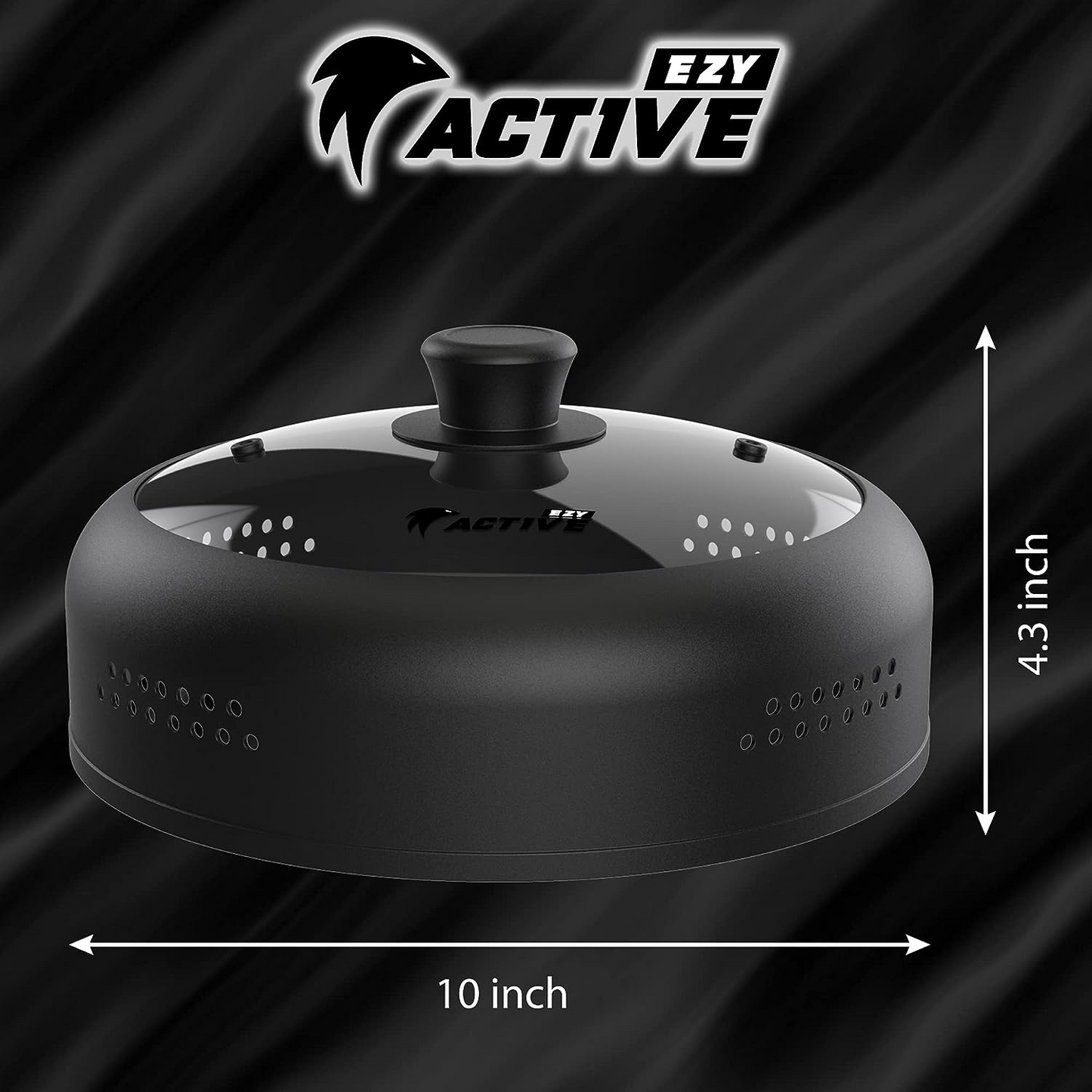 Microwave Cover for Food Small (Black)