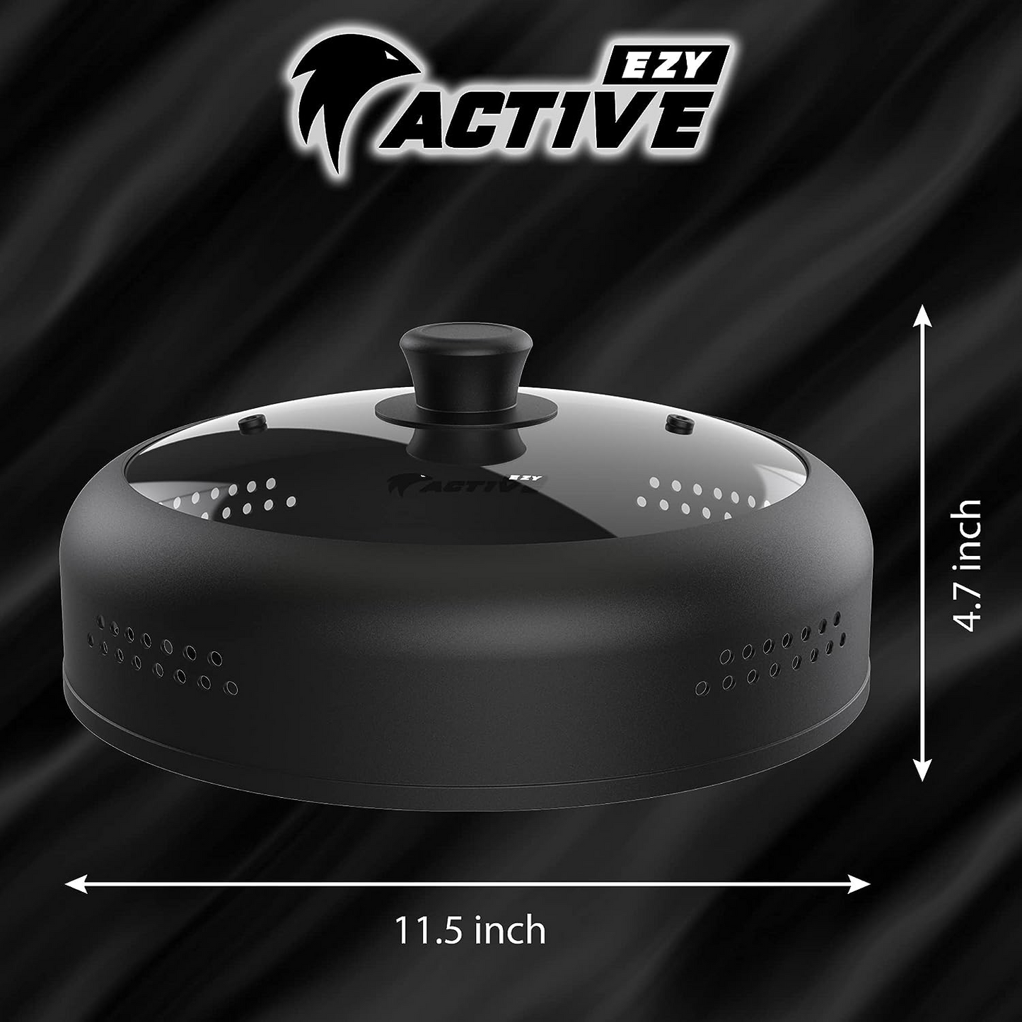 Microwave Cover for Food Large (Black)