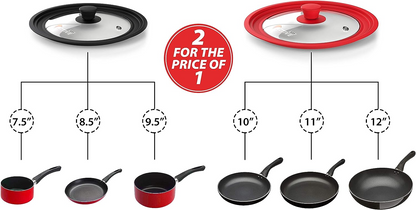 Universal Lid for Pots and Pans (Red)