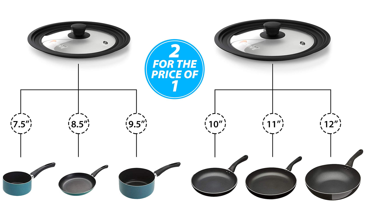 Universal Lid for Pots and Pans (Black)